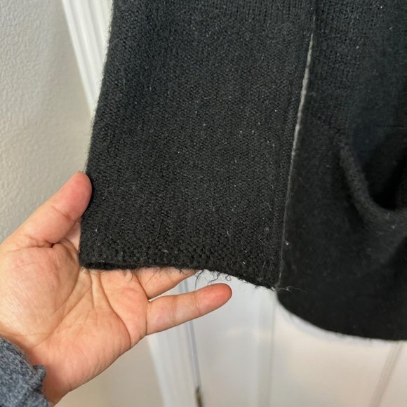 Old Navy Black Open Front Patch Pocket Cardigan Coat - L - Picture 6 of 10